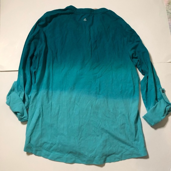 Prana Amber Shirt Teal - Picture 9 of 9